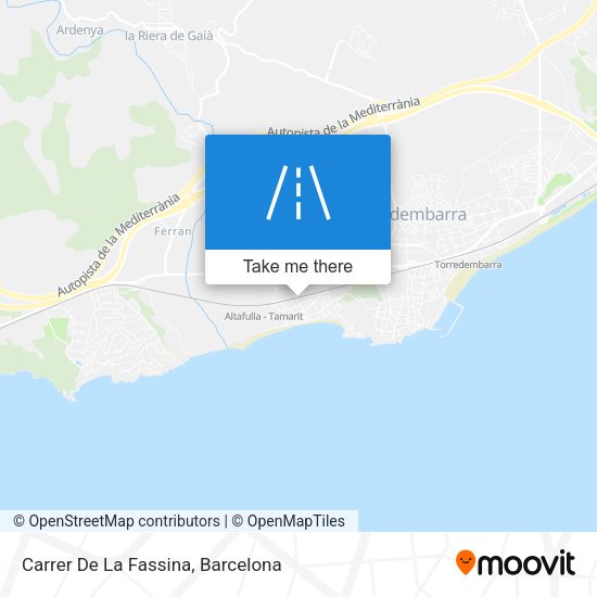 Carrer De La Fassina map