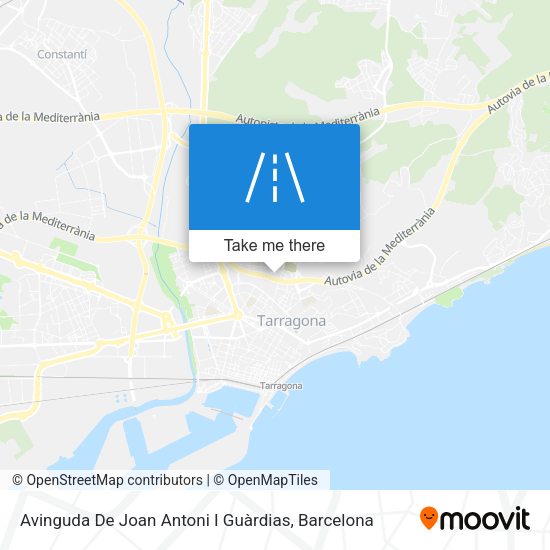 Avinguda De Joan Antoni I Guàrdias map