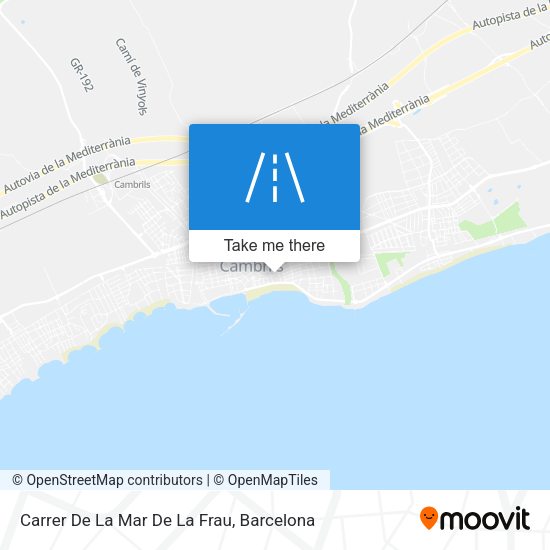Carrer De La Mar De La Frau map