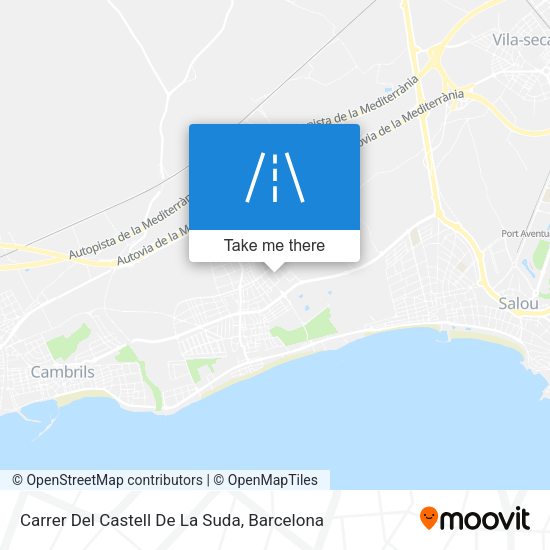 Carrer Del Castell De La Suda map