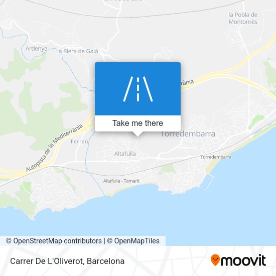 Carrer De L'Oliverot map