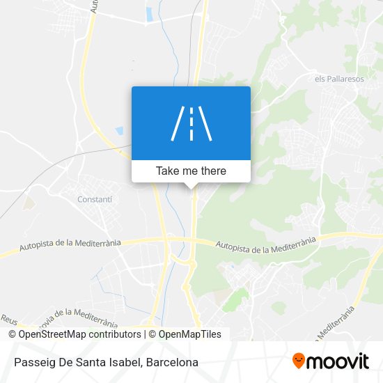 Passeig De Santa Isabel map