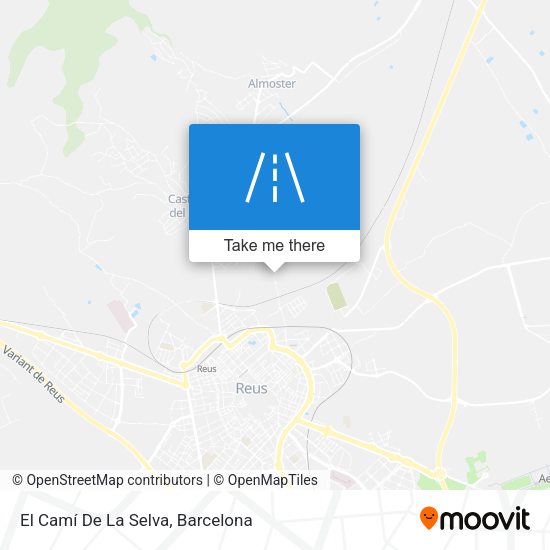 El Camí De La Selva map