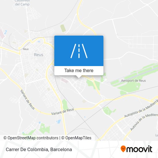 Carrer De Colòmbia map