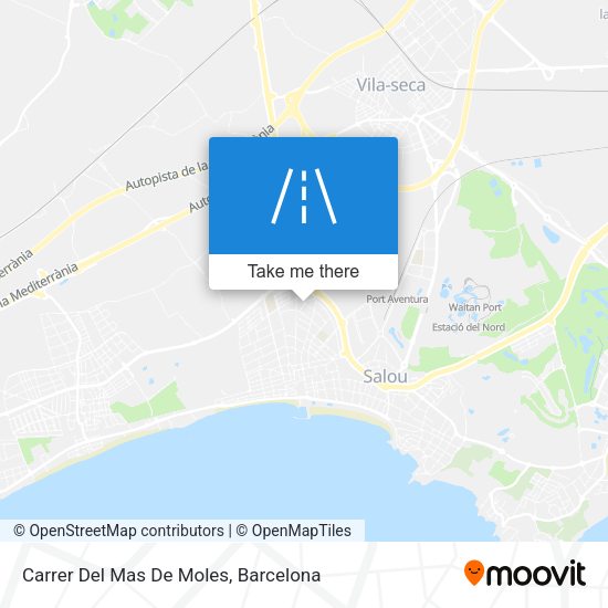 Carrer Del Mas De Moles map