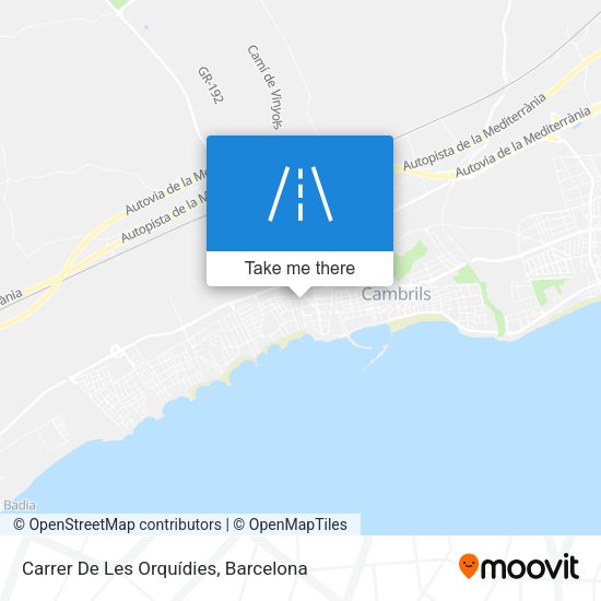 Carrer De Les Orquídies map