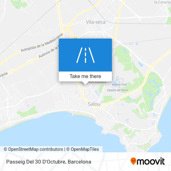 Passeig Del 30 D'Octubre map