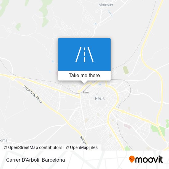 Carrer D'Arbolí map
