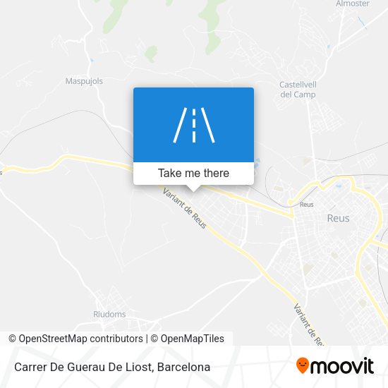 Carrer De Guerau De Liost map