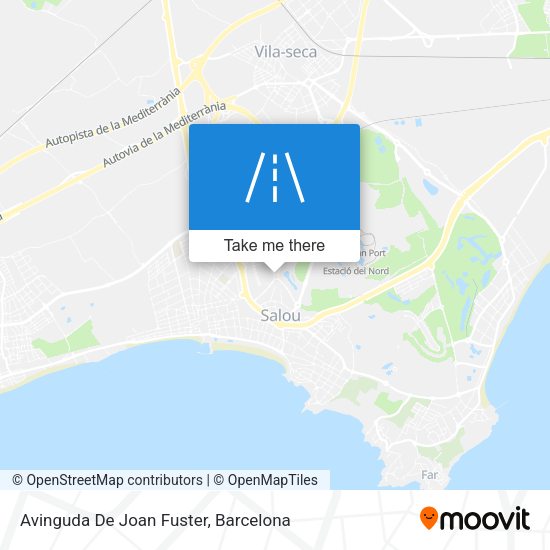Avinguda De Joan Fuster map