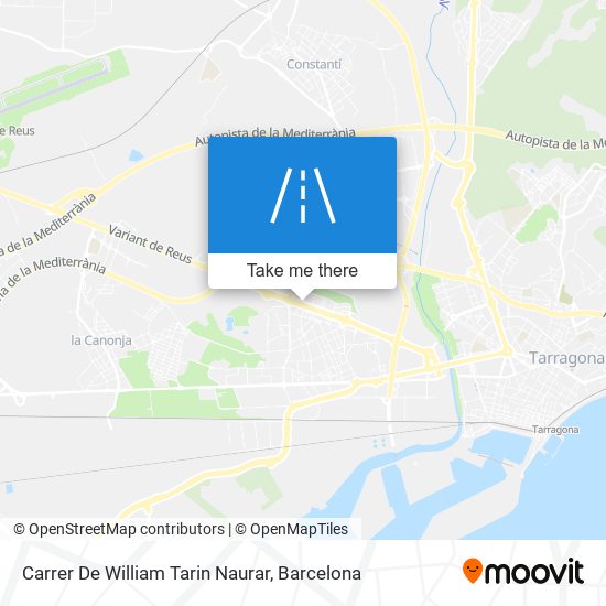 mapa Carrer De William Tarin Naurar