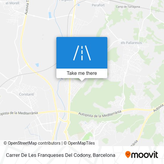 Carrer De Les Franqueses Del Codony map