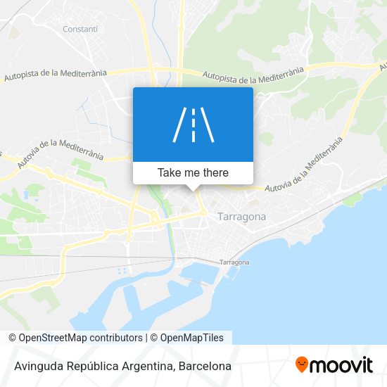 Avinguda República Argentina map