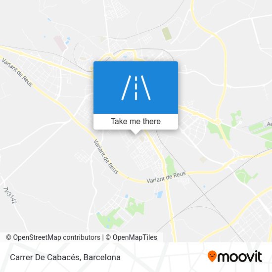 Carrer De Cabacés map