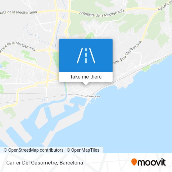 Carrer Del Gasòmetre map