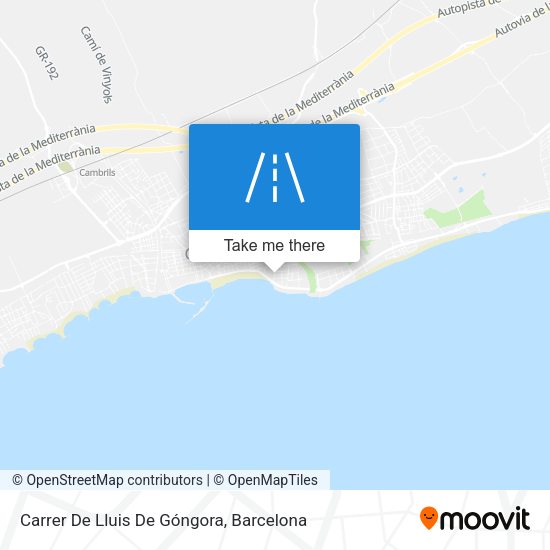 Carrer De Lluis De Góngora map