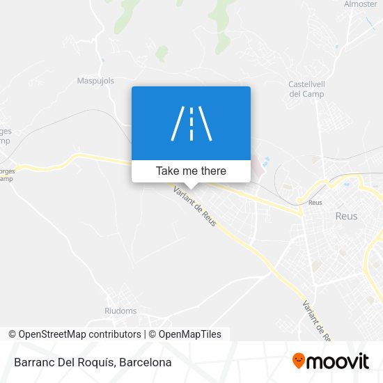 Barranc Del Roquís map