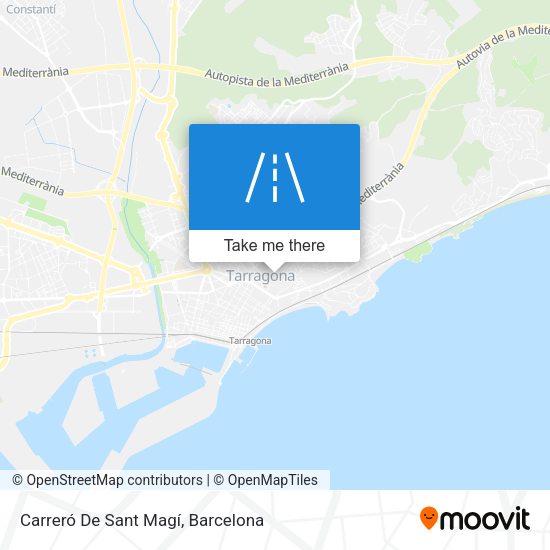 Carreró De Sant Magí map