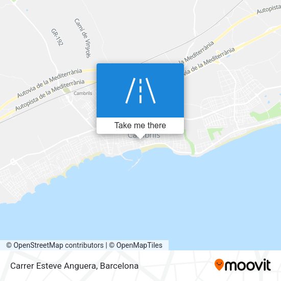 Carrer Esteve Anguera map