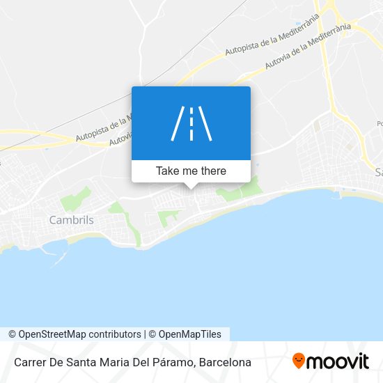 Carrer De Santa Maria Del Páramo map