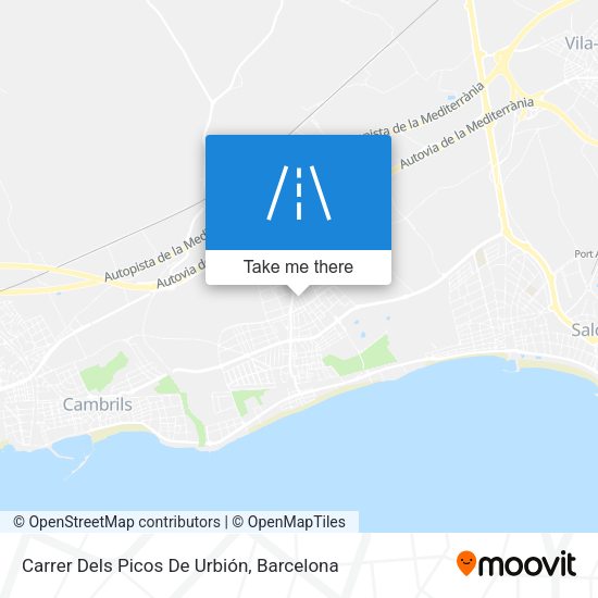 Carrer Dels Picos De Urbión map