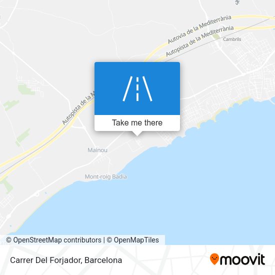 Carrer Del Forjador map