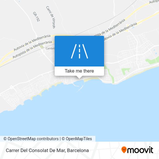 Carrer Del Consolat De Mar map