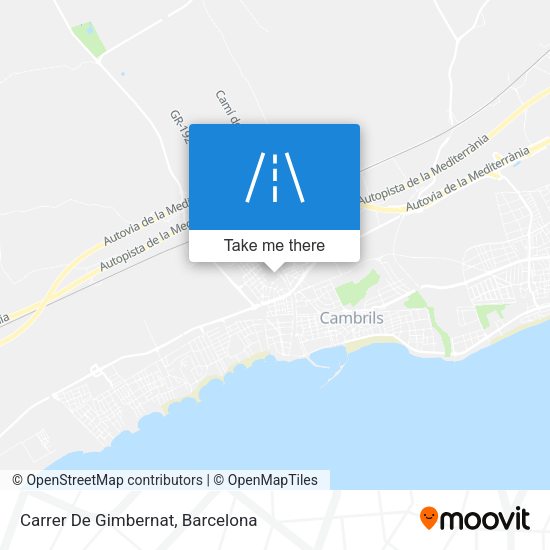 Carrer De Gimbernat map
