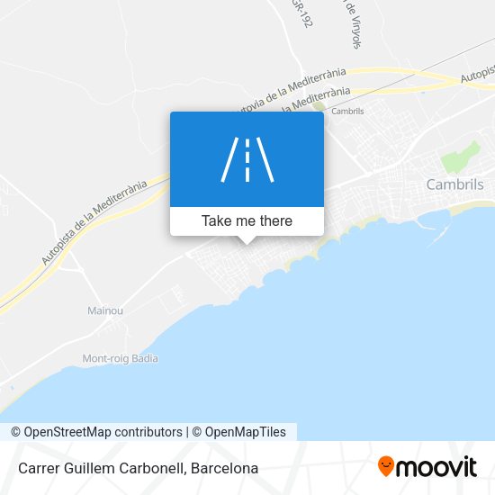 Carrer Guillem Carbonell map