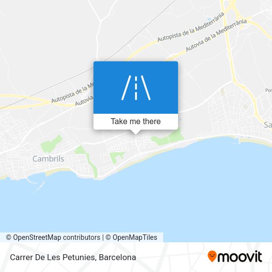 Carrer De Les Petunies map