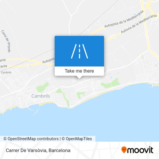 Carrer De Varsòvia map