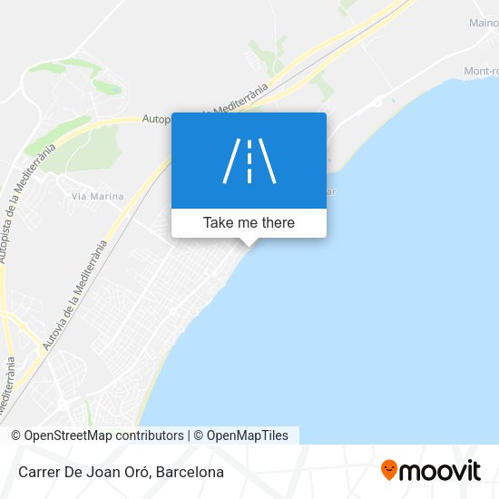 Carrer De Joan Oró map