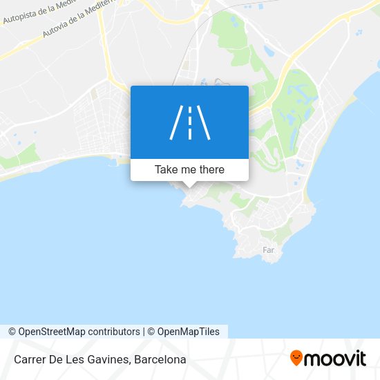 Carrer De Les Gavines map