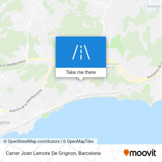 Carrer Joan Lamote De Grignon map