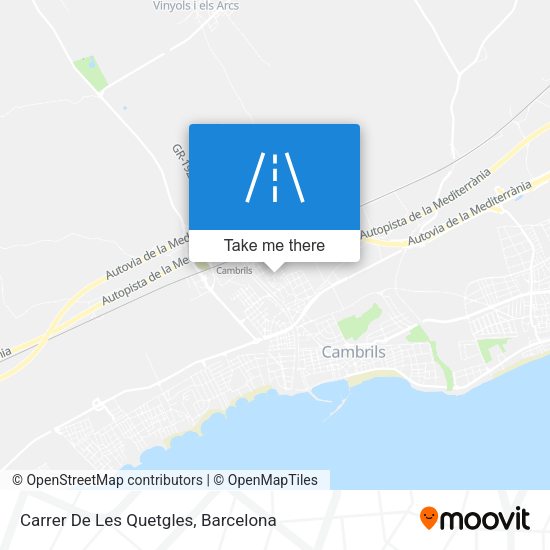 Carrer De Les Quetgles map