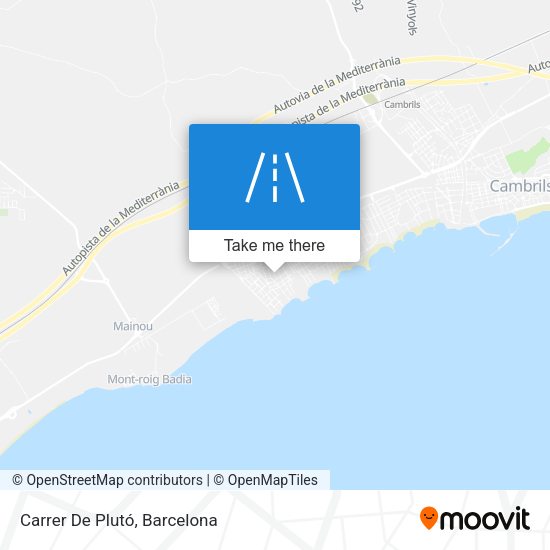 Carrer De Plutó map