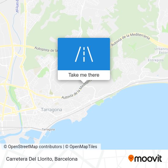 Carretera Del Llorito map