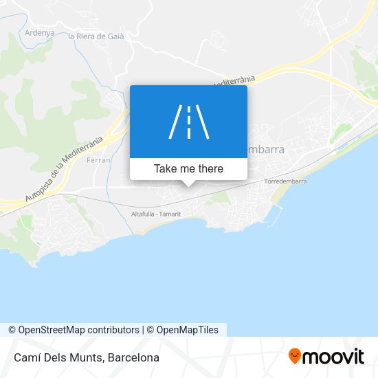 Camí Dels Munts map