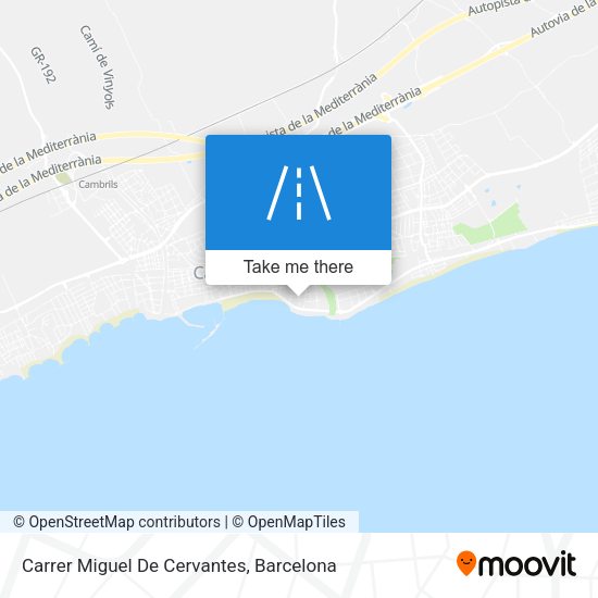 Carrer Miguel De Cervantes map