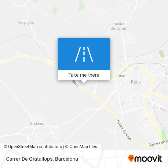 Carrer De Gratallops map