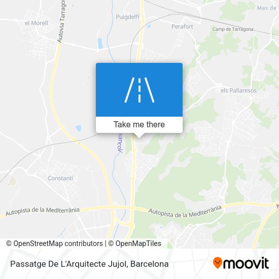 Passatge De L'Arquitecte Jujol map