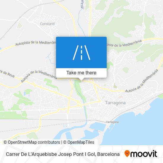 Carrer De L'Arquebisbe Josep Pont I Gol map