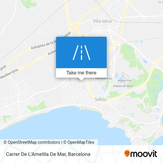 Carrer De L'Ametlla De Mar map