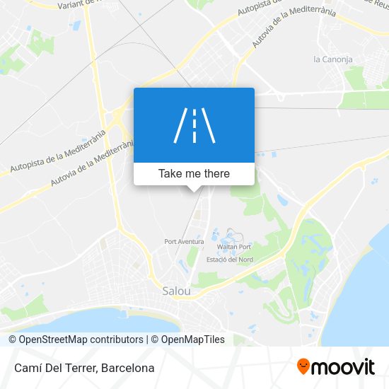 Camí Del Terrer map