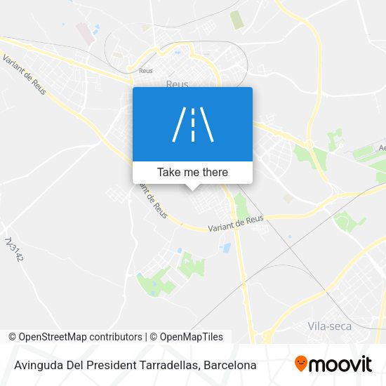 Avinguda Del President Tarradellas map
