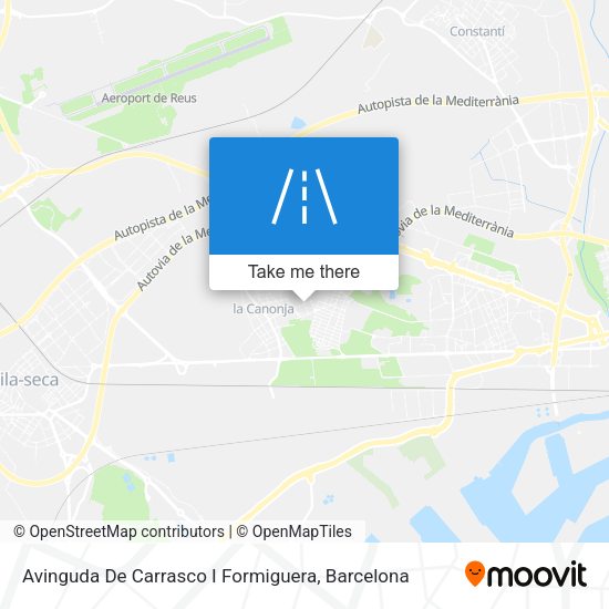 Avinguda De Carrasco I Formiguera map