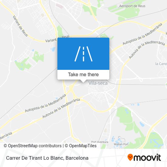 Carrer De Tirant Lo Blanc map