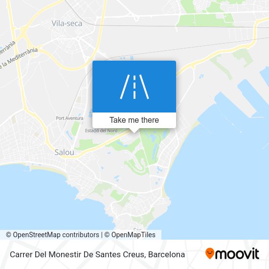 Carrer Del Monestir De Santes Creus map