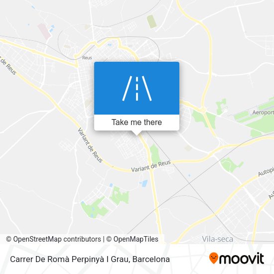 Carrer De Romà Perpinyà I Grau map