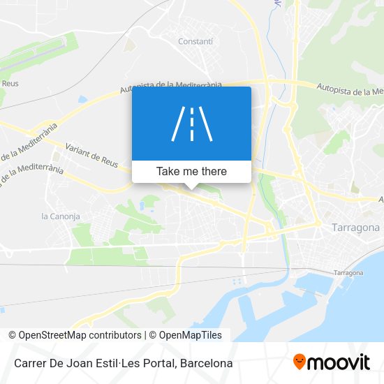 Carrer De Joan Estil·Les Portal map